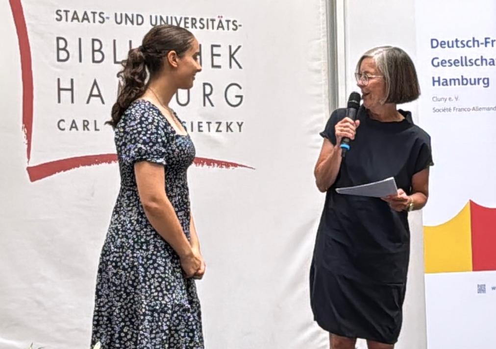 Französisches Interview mit Schülerin